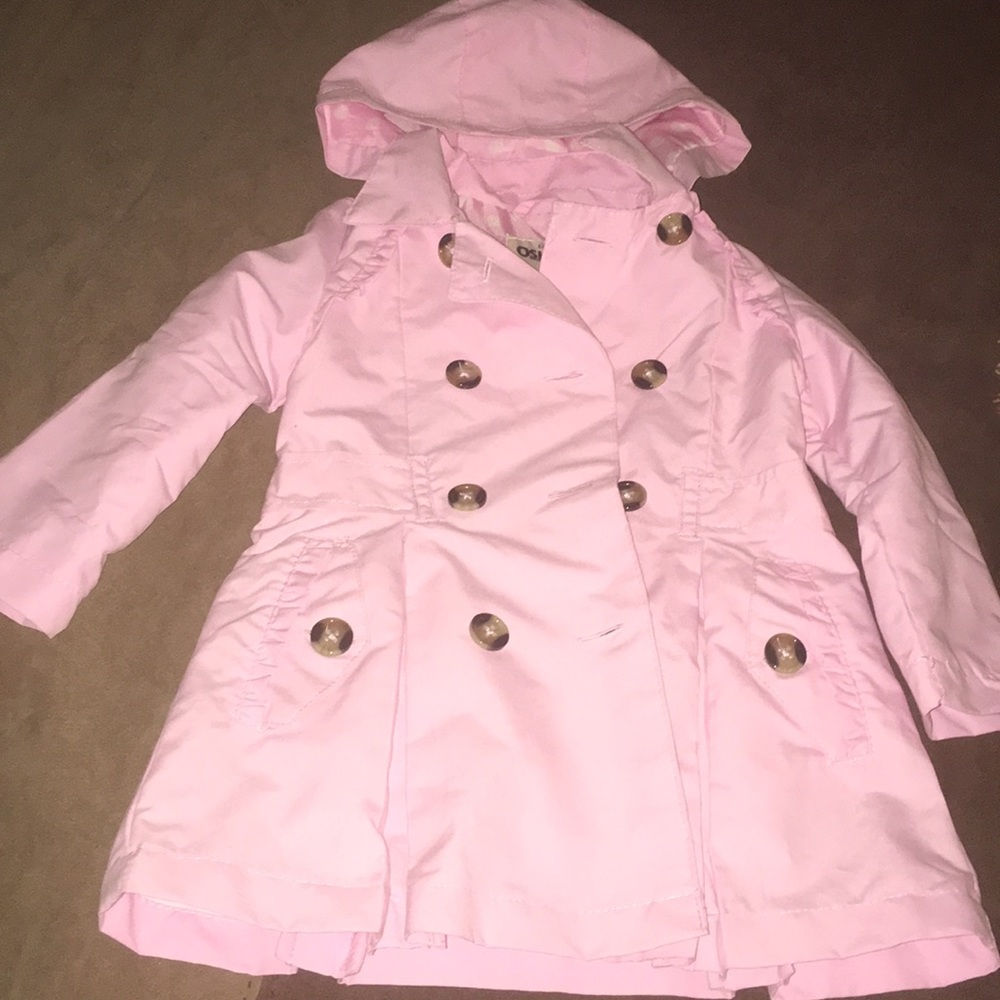 Pink Toddler Trench Coat